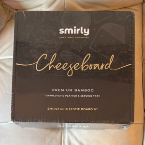 Ensemble plateau à fromage, plateau à fruits et couteau en bambou grande charcuterie épique SMIRLY-